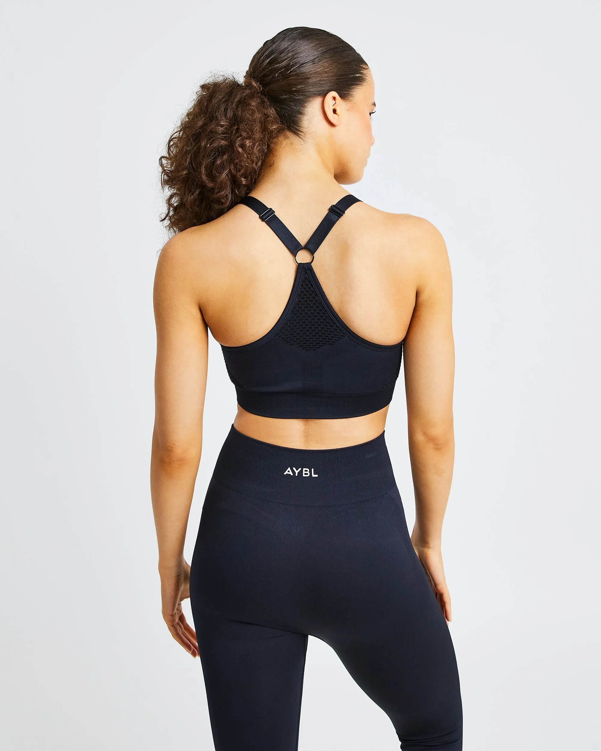 Reform Seamless Sports Bra - Black sold by AYBL product image thumbnail 2