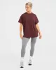 AYBL Athletics Oversized T Shirt - Burgundy sold by AYBL