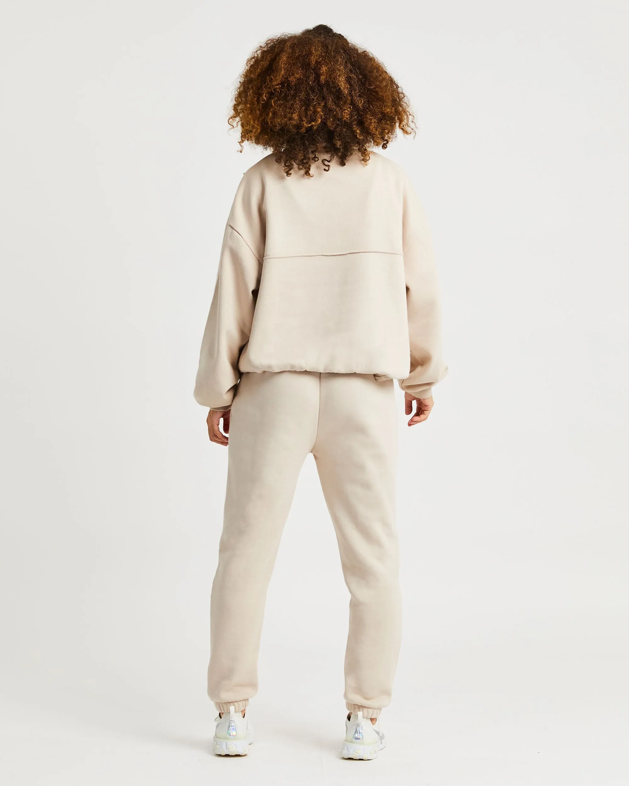 Luxe 1/2 Zip Pullover - Sand sold by AYBL product image thumbnail 4