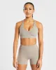 Staple Sports Bra - Muted Taupe sold by AYBL