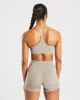 Staple Sports Bra - Muted Taupe sold by AYBL