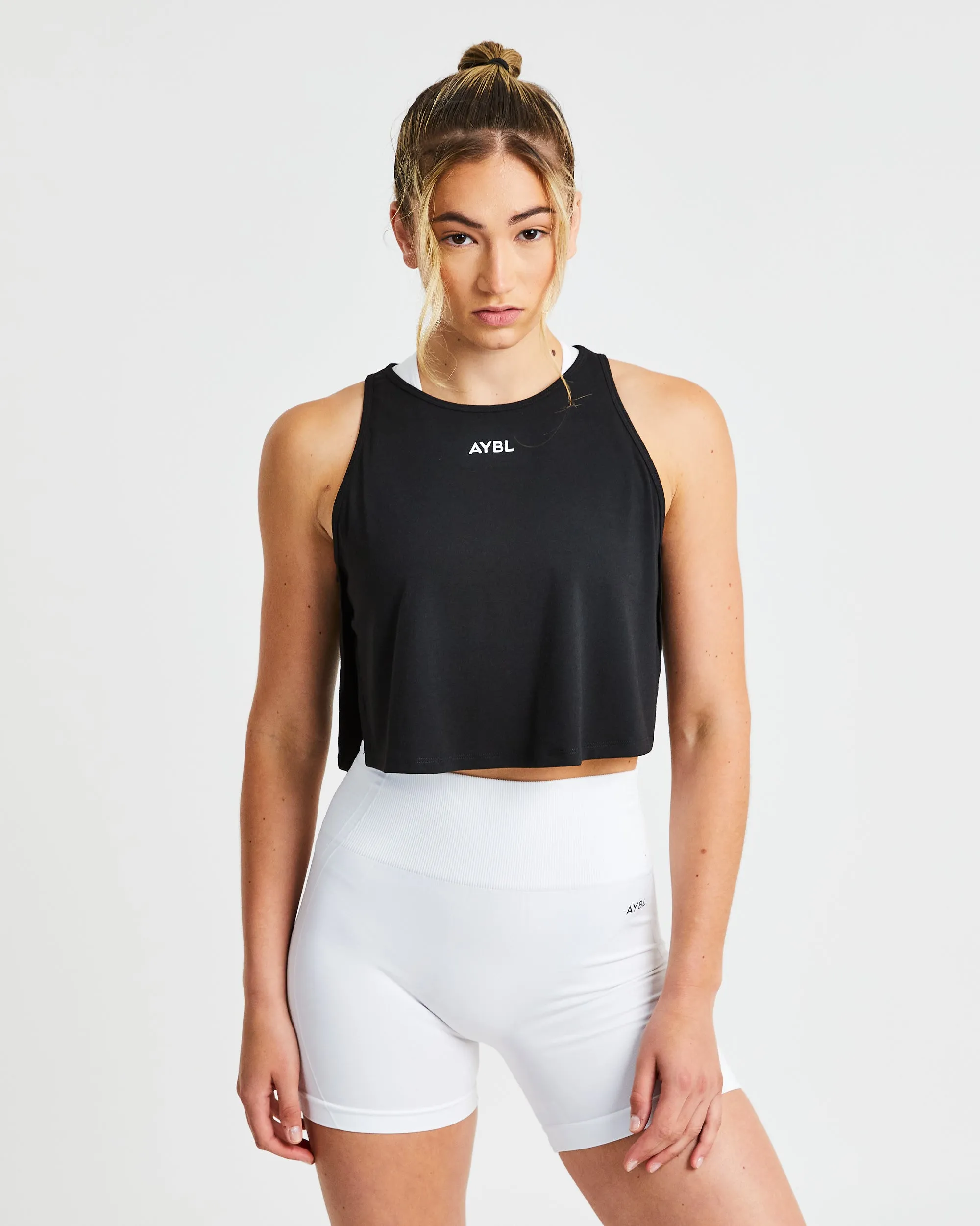 Strive Crop Vest - Black sold by AYBL
