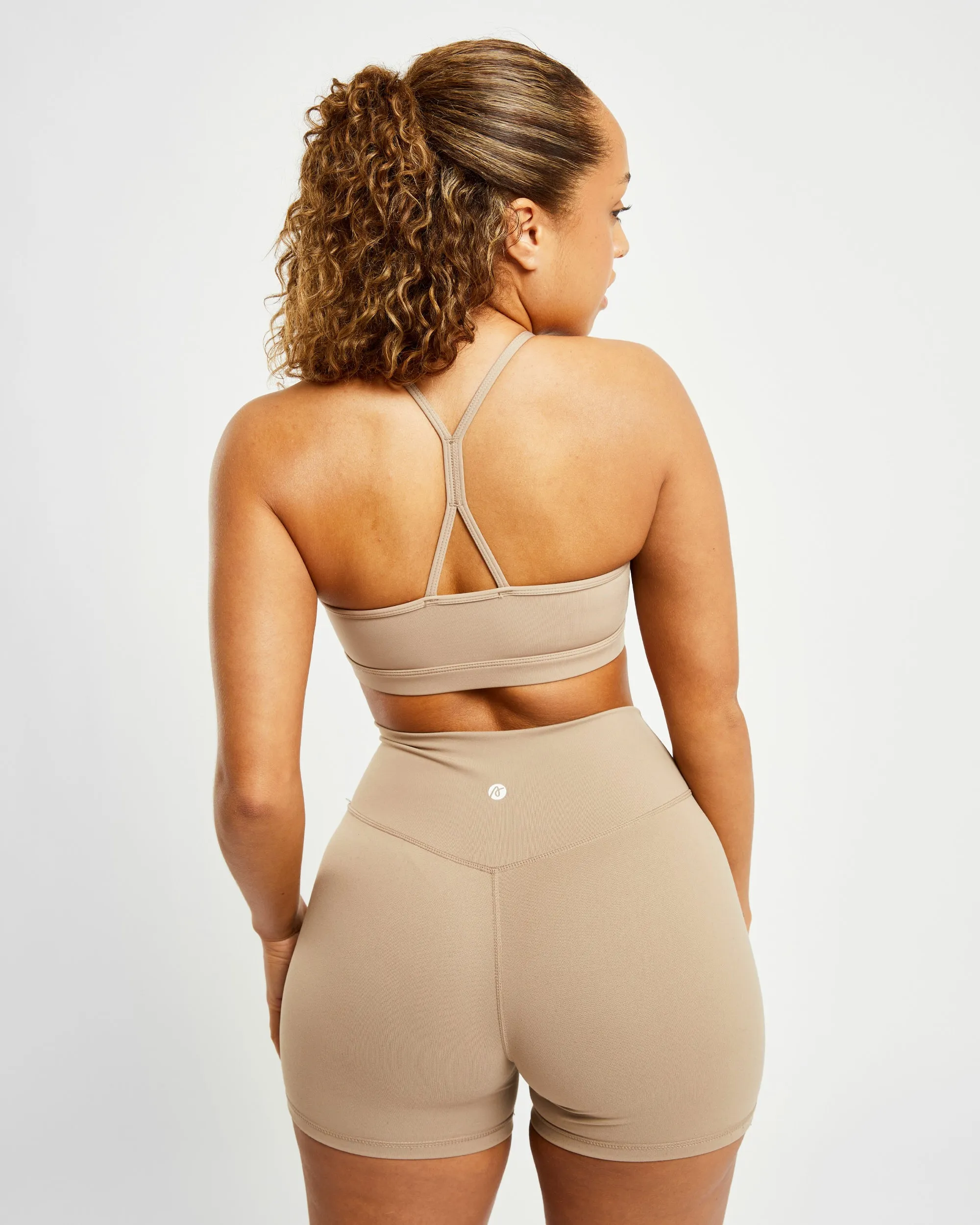 Essential Ruched Sports Bra - Mocha sold by AYBL product image thumbnail 2