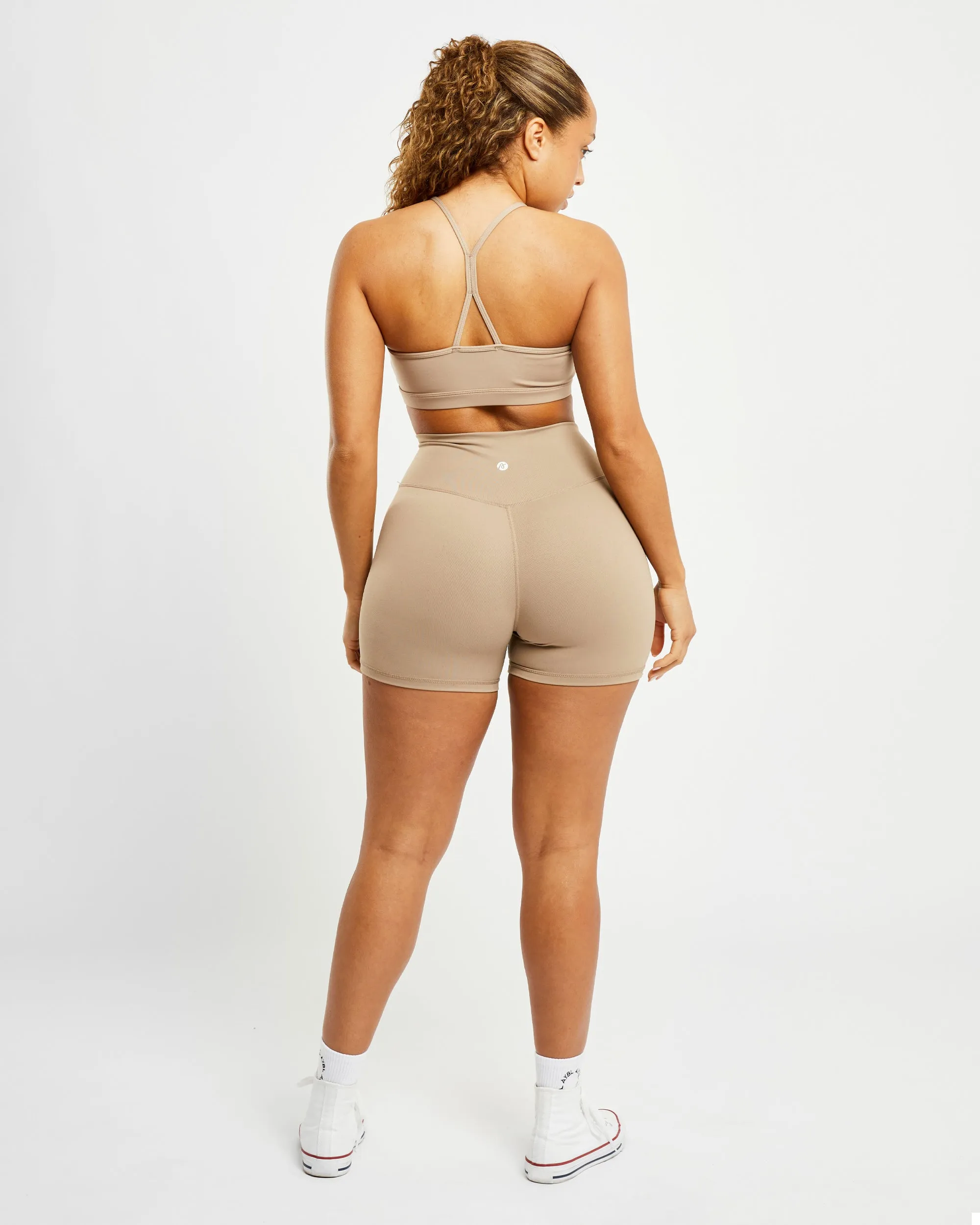 Essential Ruched Sports Bra - Mocha sold by AYBL product image thumbnail 4