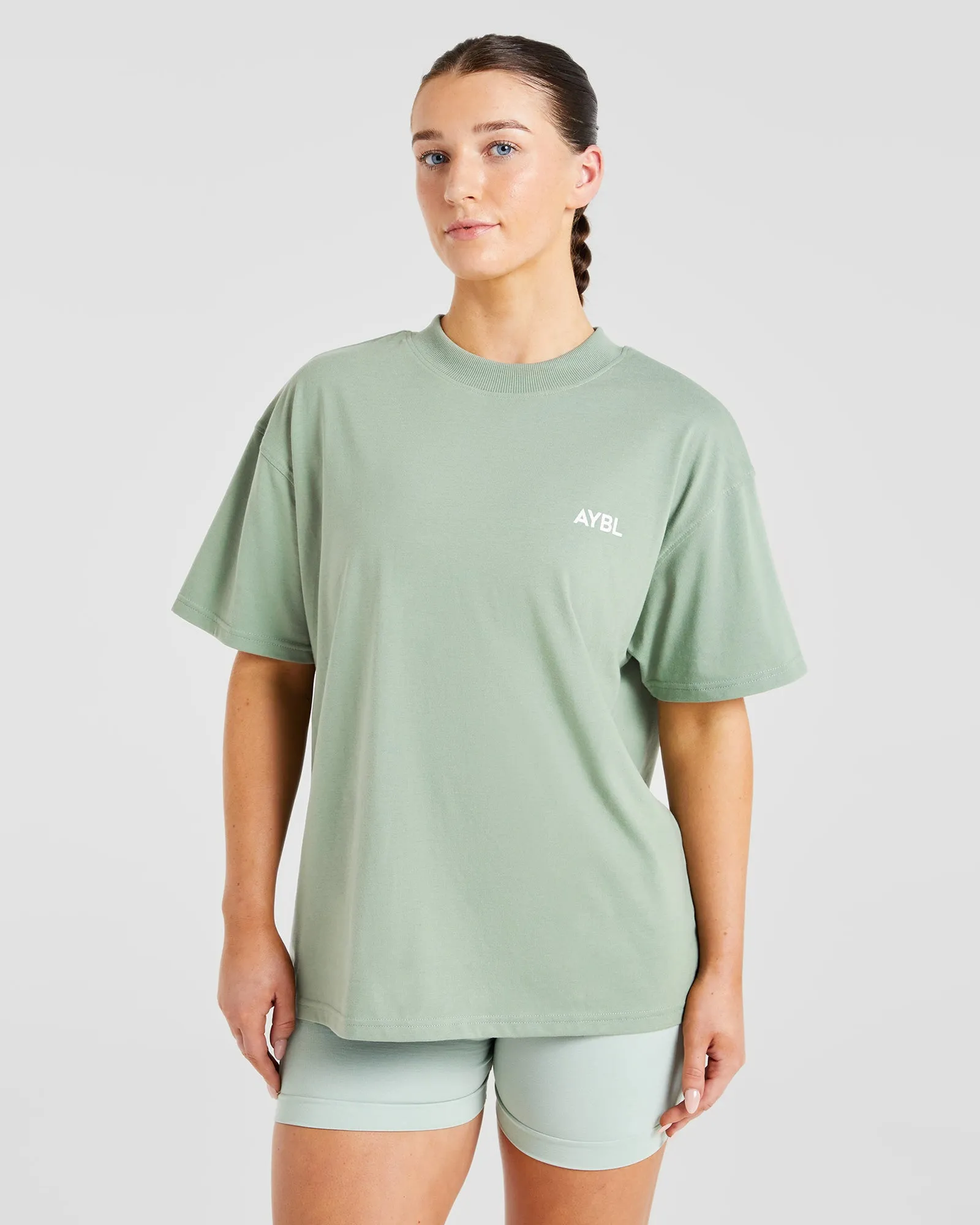 AYBL Club Oversized T Shirt - Olive sold by AYBL product image thumbnail 2
