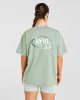 AYBL Club Oversized T Shirt - Olive sold by AYBL