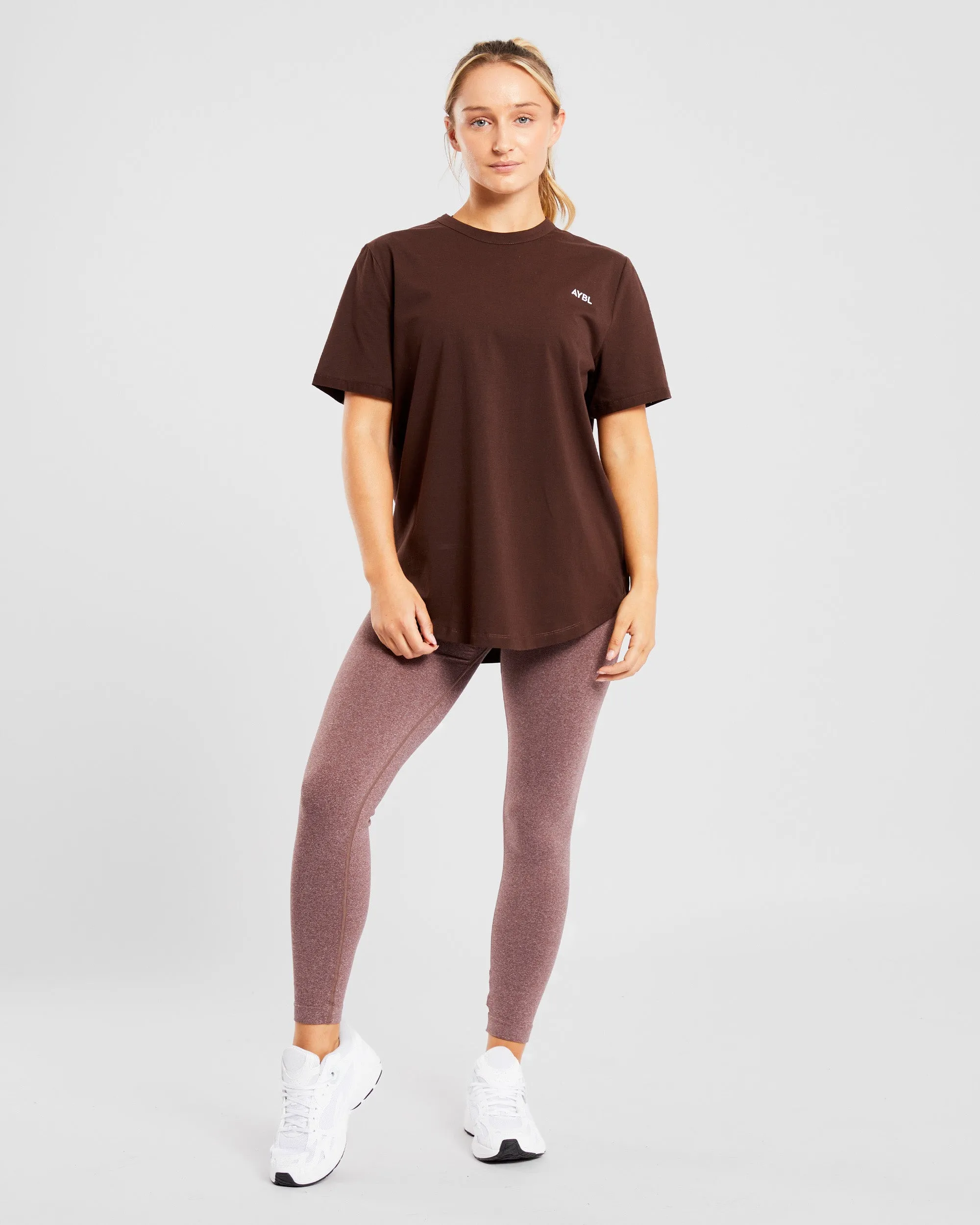 Everyday Relaxed T Shirt - Brown sold by AYBL product image thumbnail 3