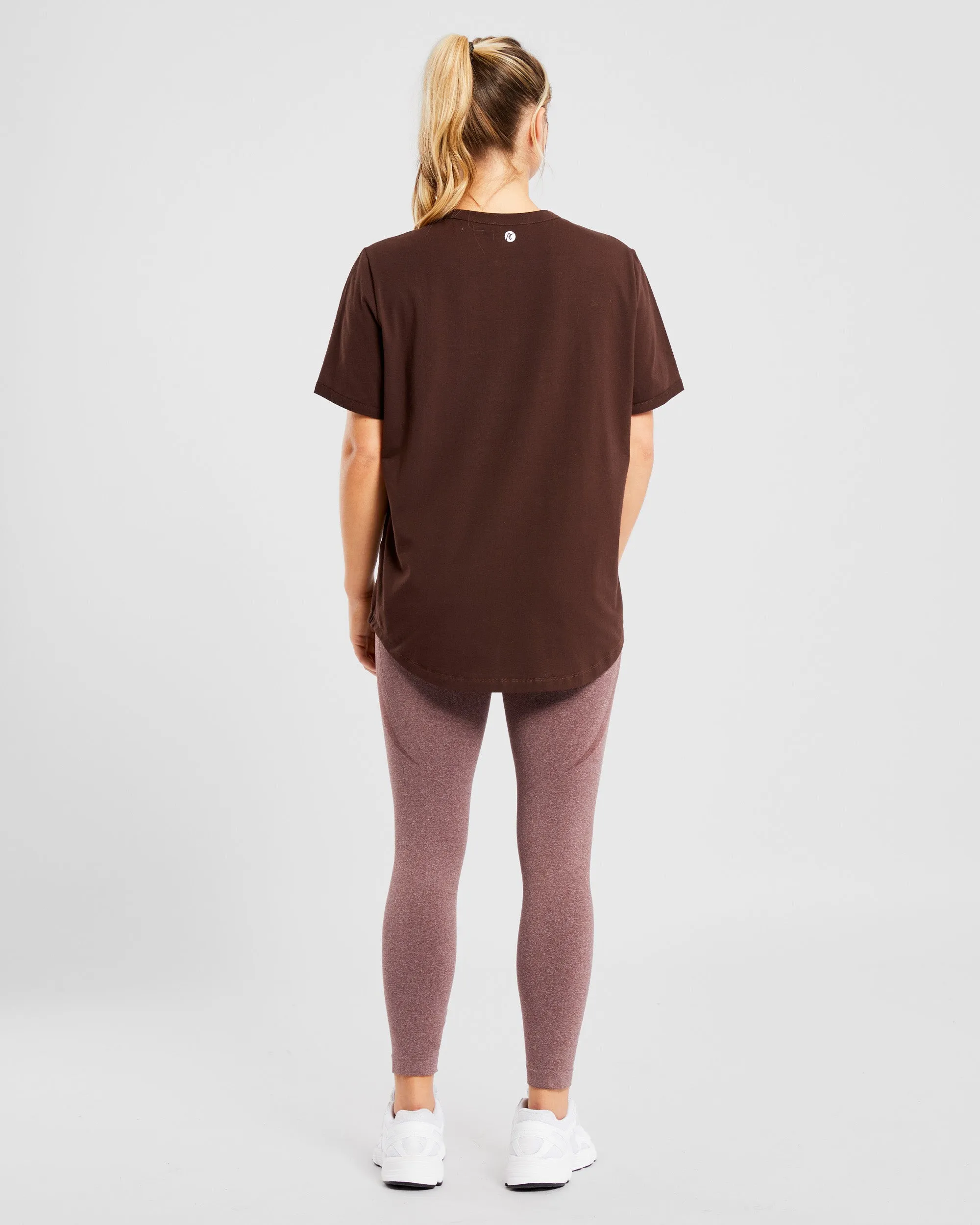 Everyday Relaxed T Shirt - Brown sold by AYBL product image thumbnail 4