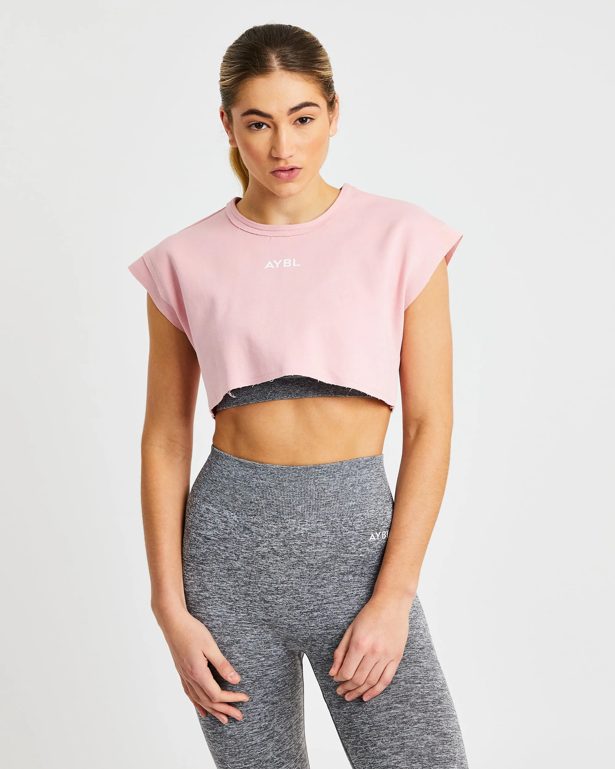 Training Crop Top - Pink sold by AYBL