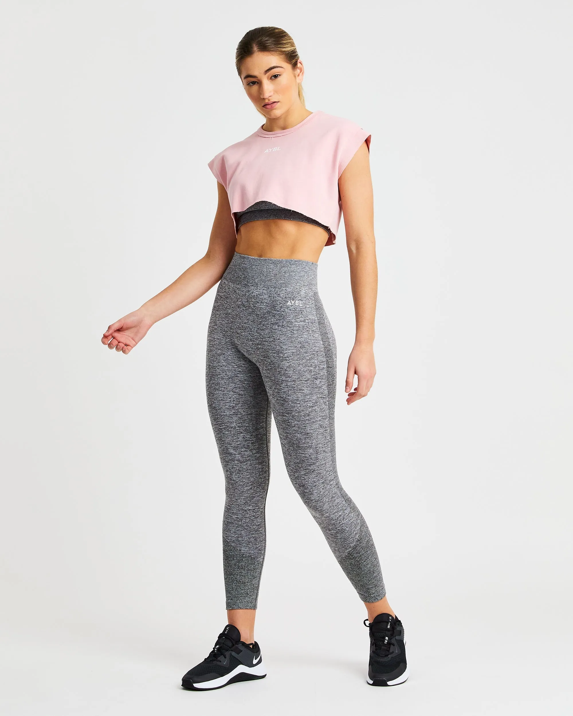 Training Crop Top - Pink sold by AYBL product image thumbnail 5