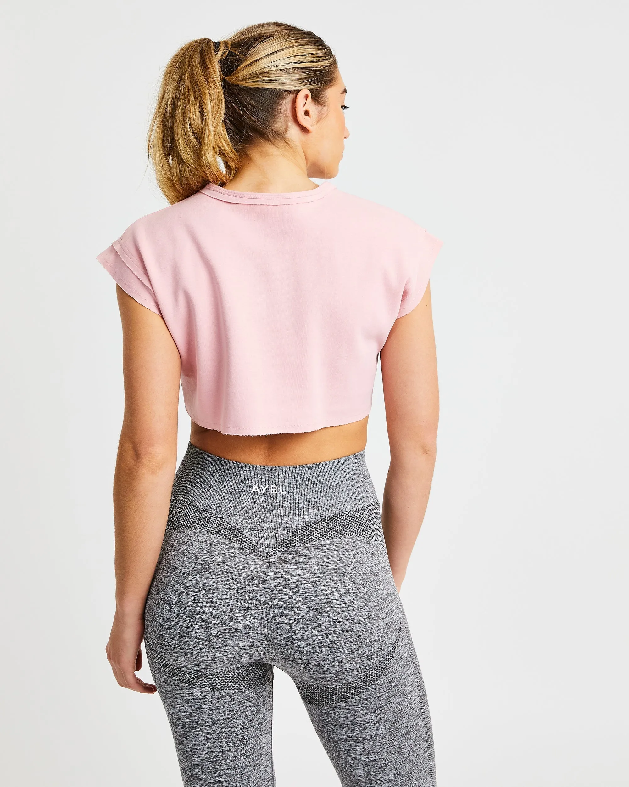 Training Crop Top - Pink sold by AYBL product image thumbnail 2