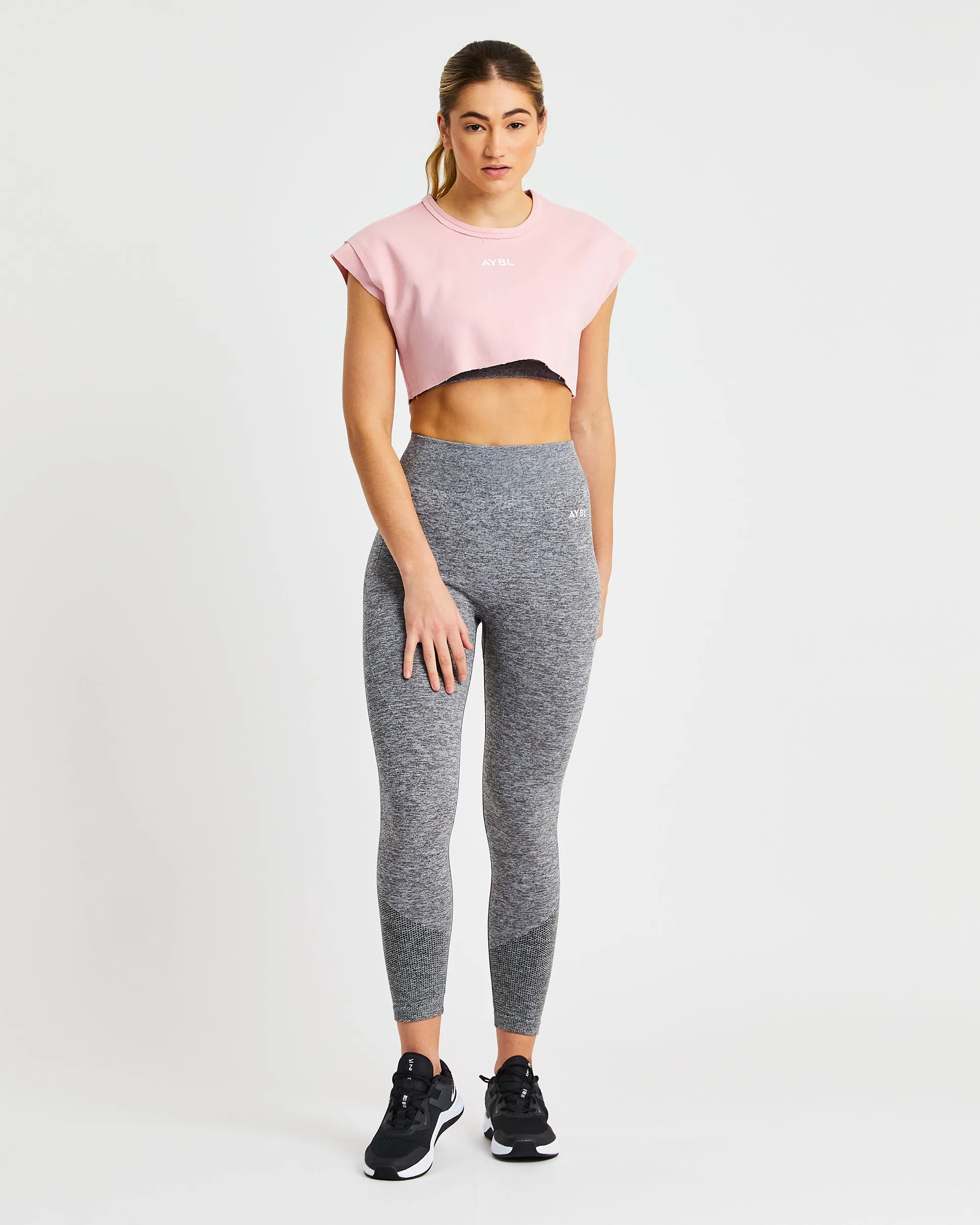 Training Crop Top - Pink sold by AYBL product image thumbnail 3