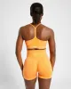 Empower Seamless Sports Bra - Orange Marl sold by AYBL