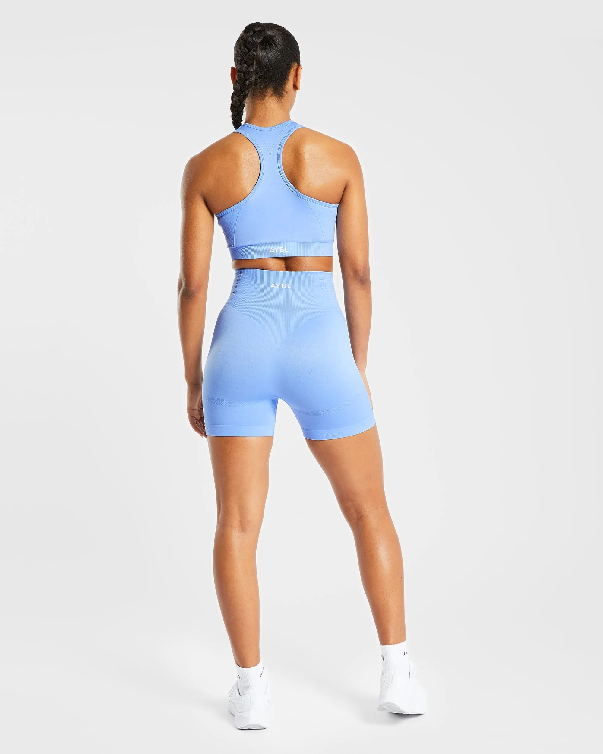 Balance V2 Seamless Sports Bra - Chambray Blue sold by AYBL product image thumbnail 4