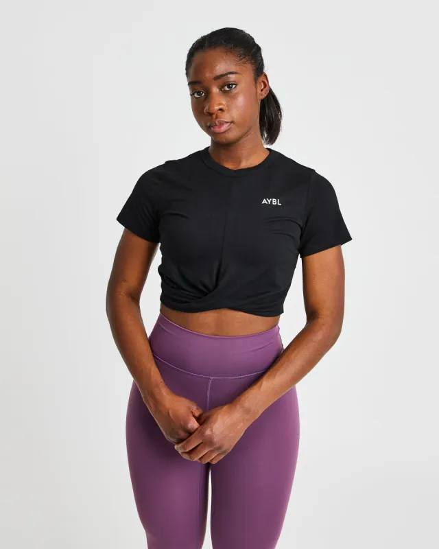 Element Twist Top - Black sold by AYBL