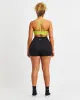 Essential Seamless Strappy Sports Bra - Lime Green sold by AYBL