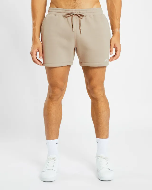 Essential 5" Shorts - Mocha Brown sold by AYBL
