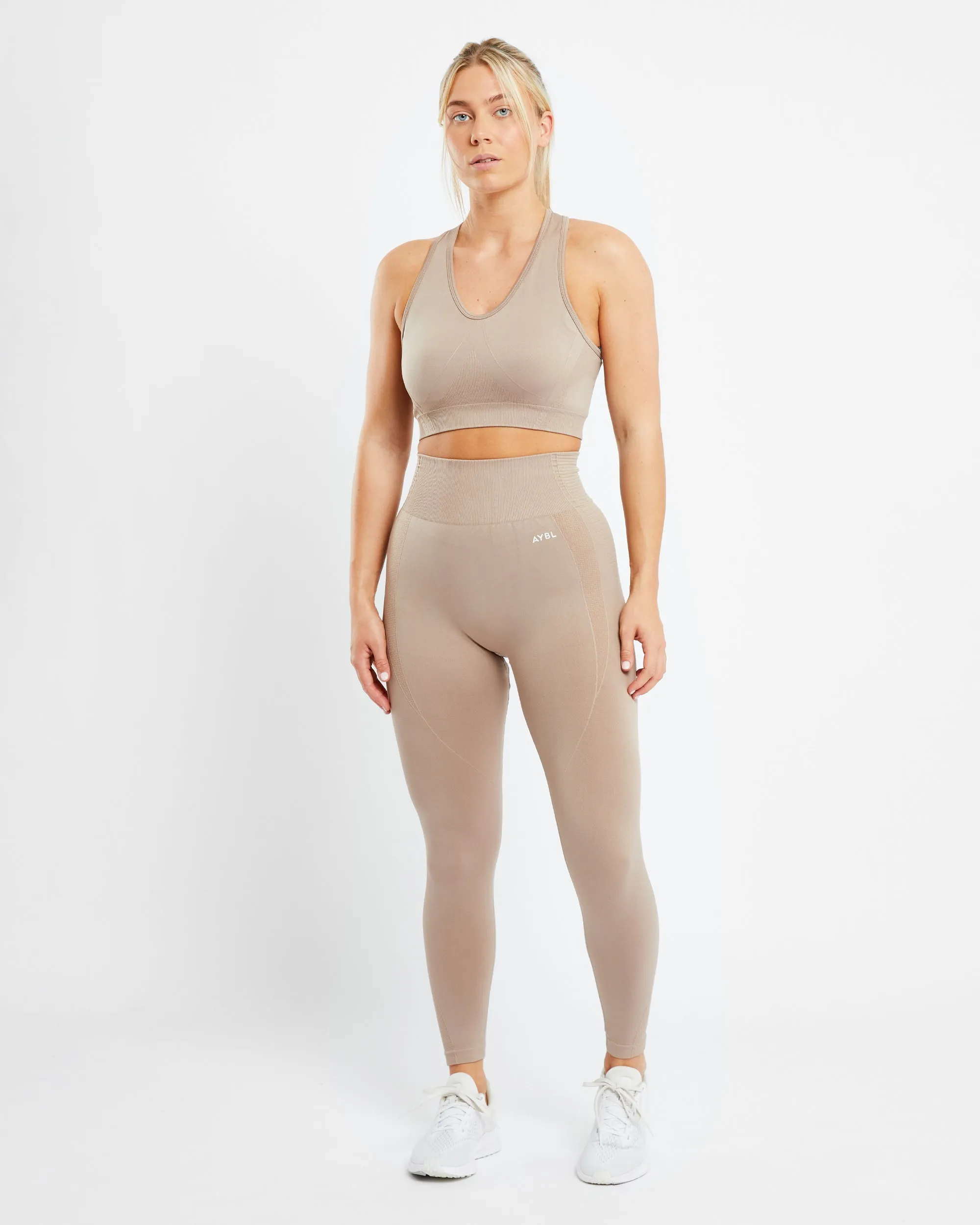 Balance V2 Seamless Sports Bra - Mocha sold by AYBL product image thumbnail 3