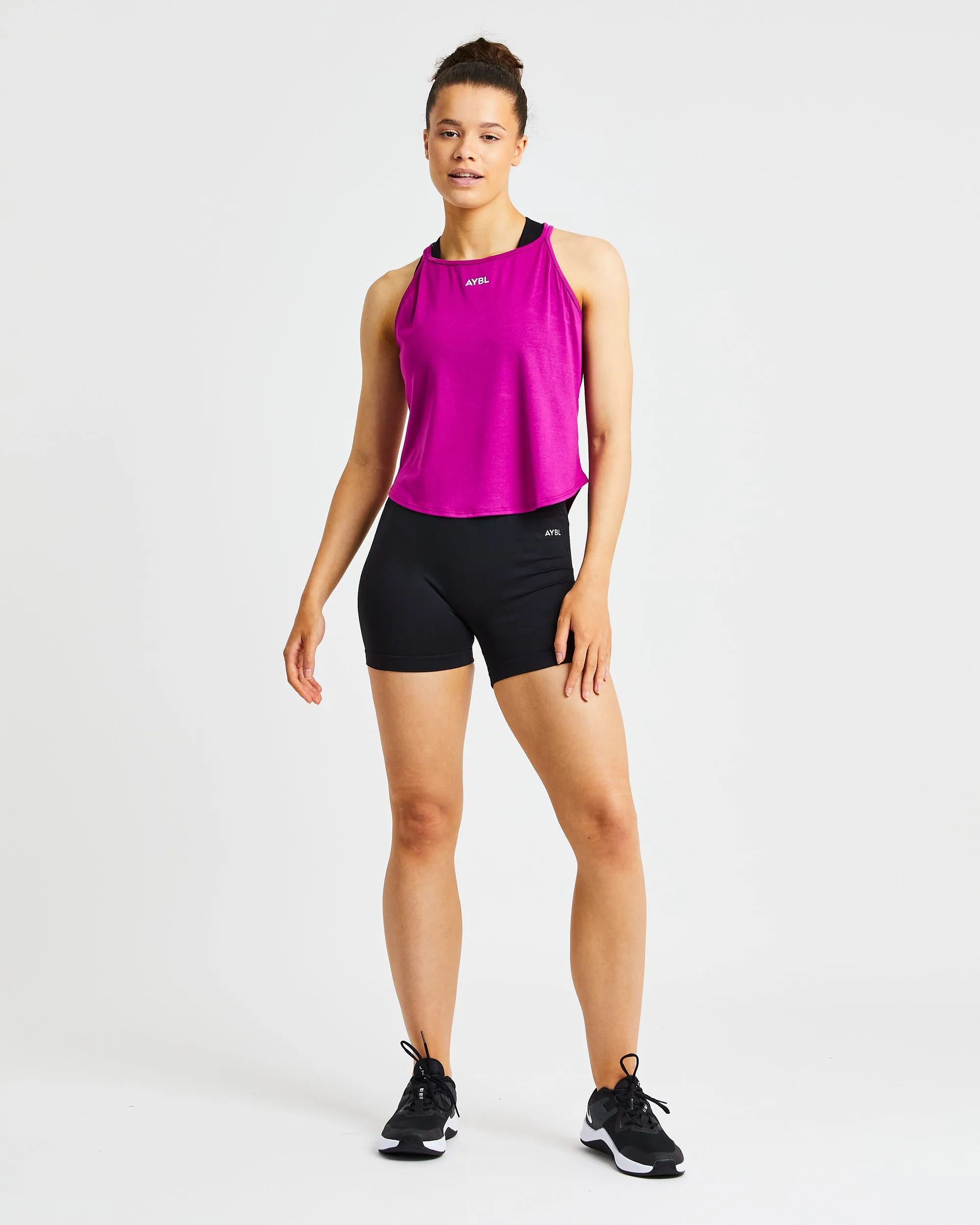 Strive Strappy Vest - Magenta sold by AYBL product image thumbnail 3