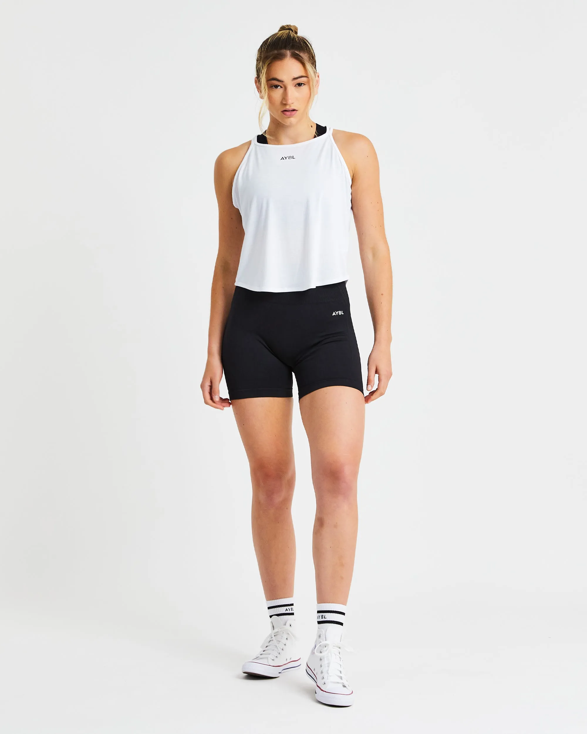 Strive Strappy Vest - White sold by AYBL product image thumbnail 3