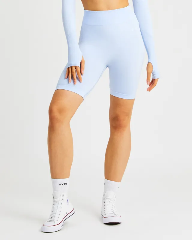 Motion Seamless Cycling Shorts - Sky Blue sold by AYBL