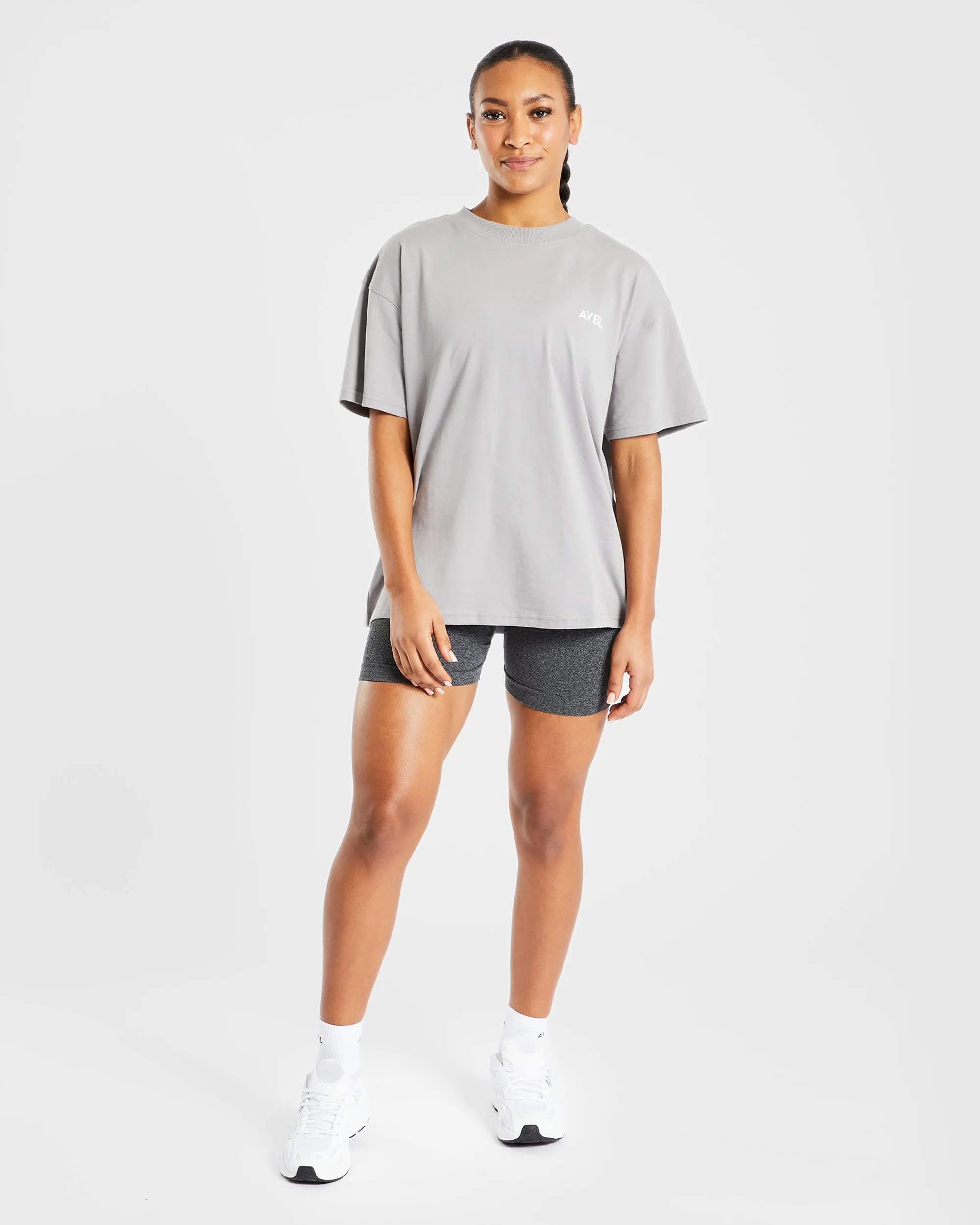 AYBL Club Oversized T Shirt - Grey sold by AYBL product image thumbnail 3