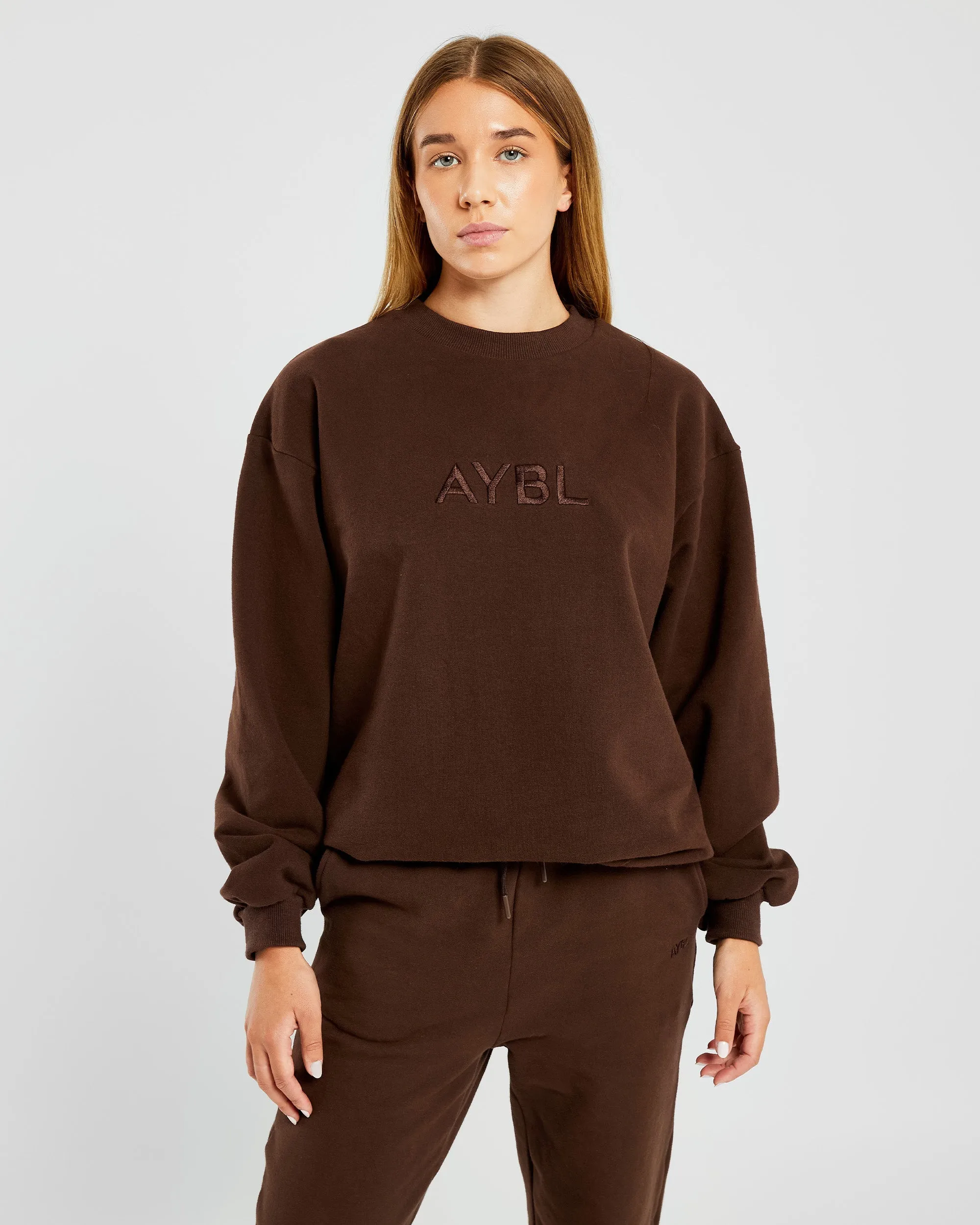 Everyday Relaxed Sweater - Brown sold by AYBL