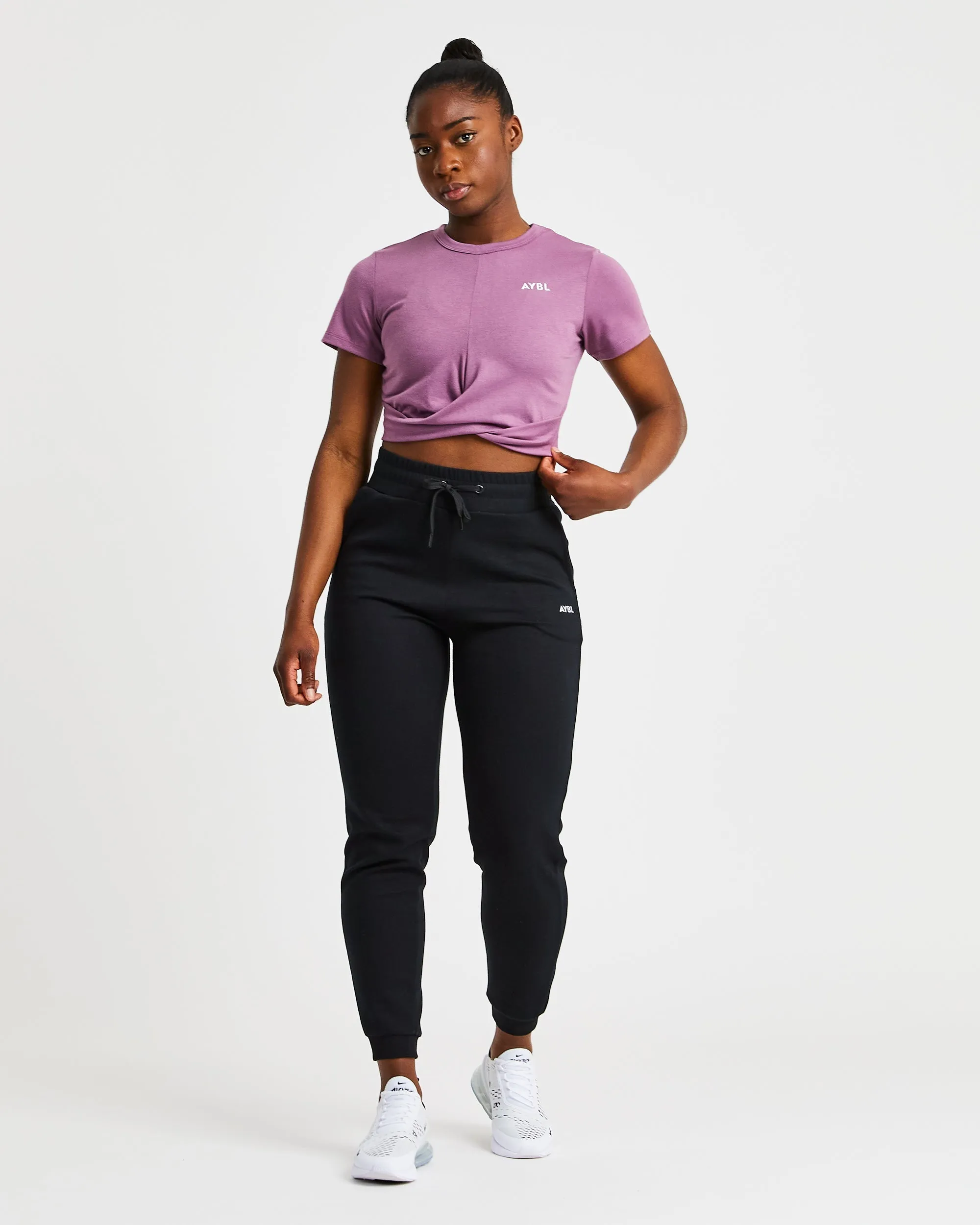 Element Twist Top - Mauve Purple sold by AYBL product image thumbnail 3