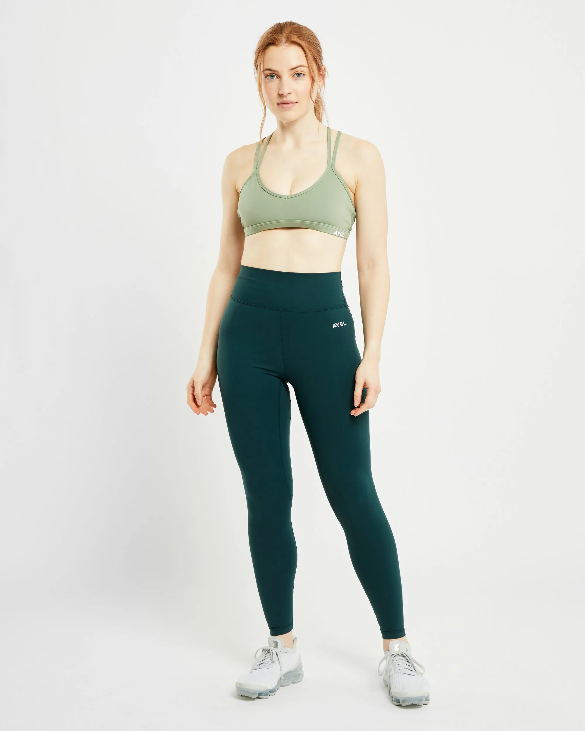 Essential Strappy Sports Bra - Olive Green sold by AYBL product image thumbnail 3