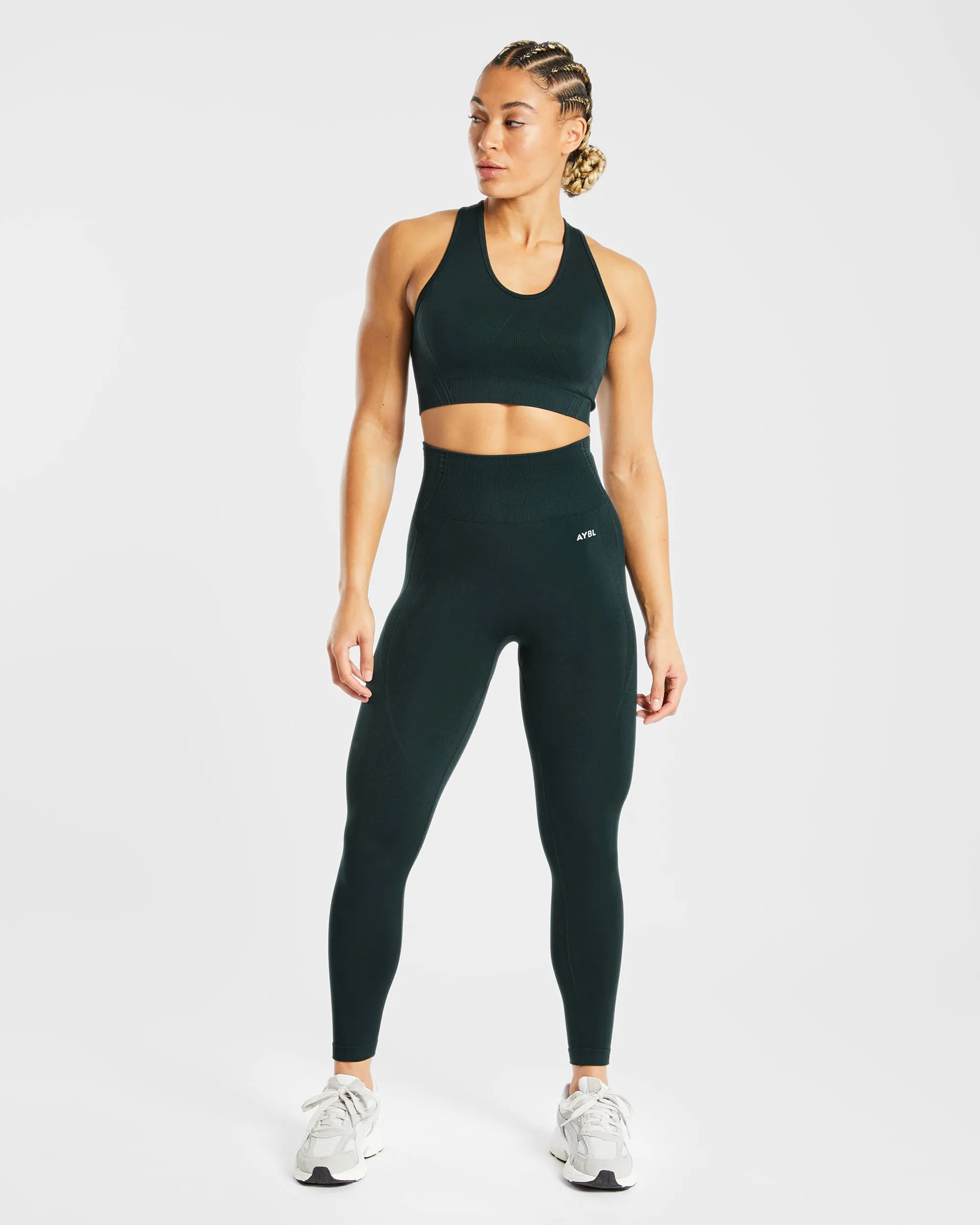 Balance V2 Seamless Sports Bra - Forest Green sold by AYBL product image thumbnail 3