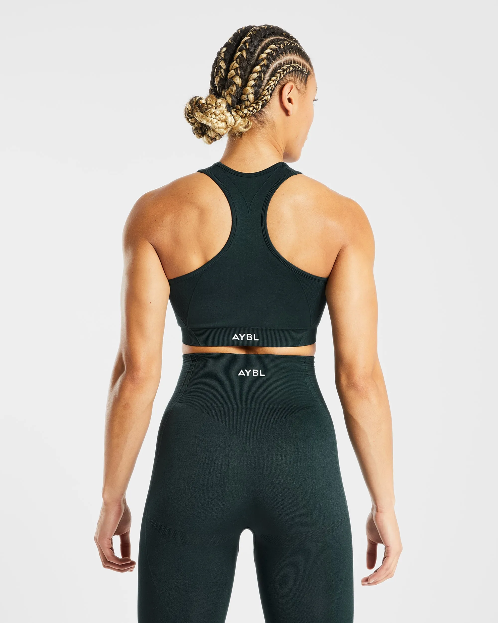 Balance V2 Seamless Sports Bra - Forest Green sold by AYBL product image thumbnail 2