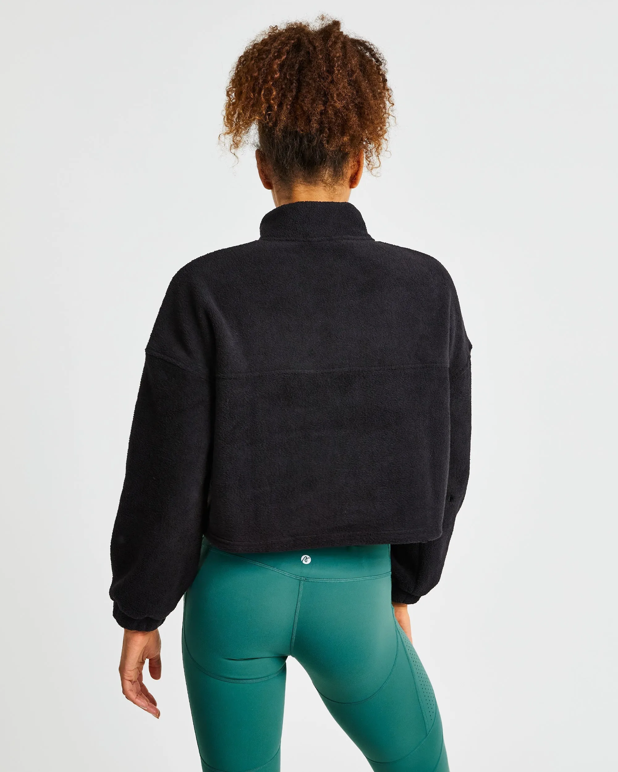Effortless Oversized Crop Fleece - Black sold by AYBL product image thumbnail 2