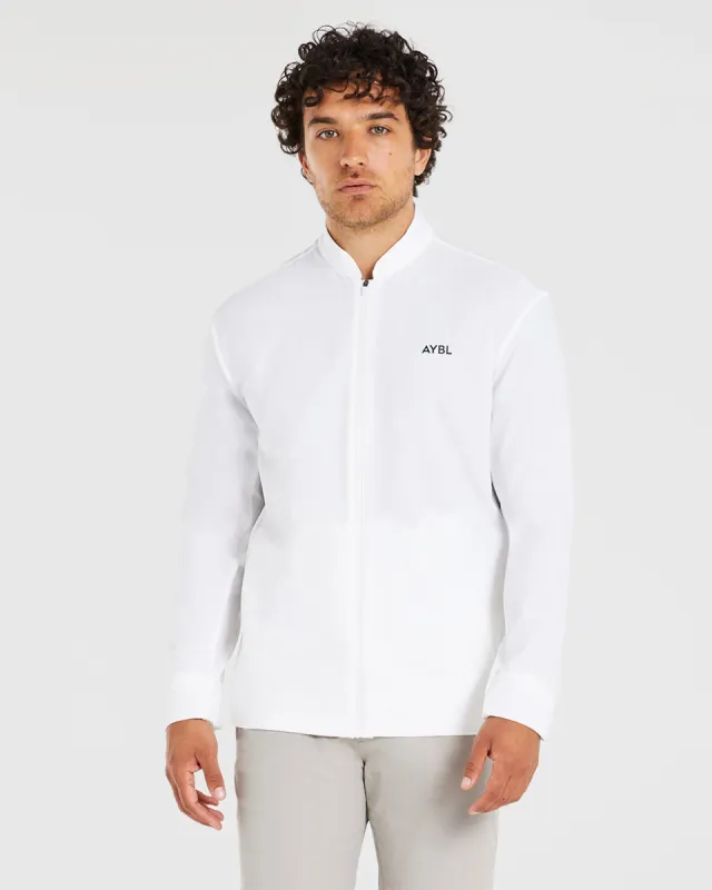 Performance Lightweight Windbreaker - White sold by AYBL