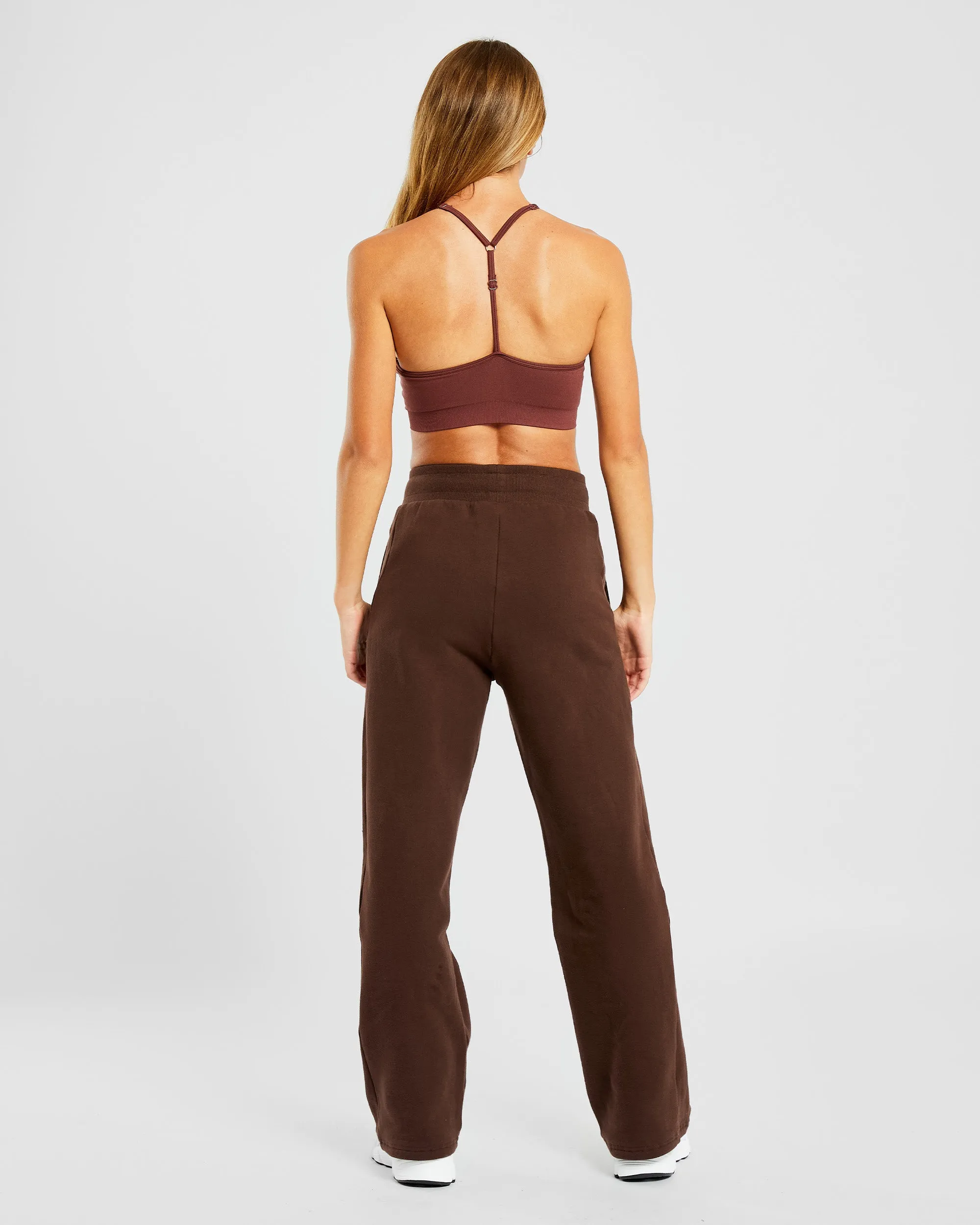 Everyday Relaxed Straight Leg Joggers - Brown sold by AYBL product image thumbnail 4