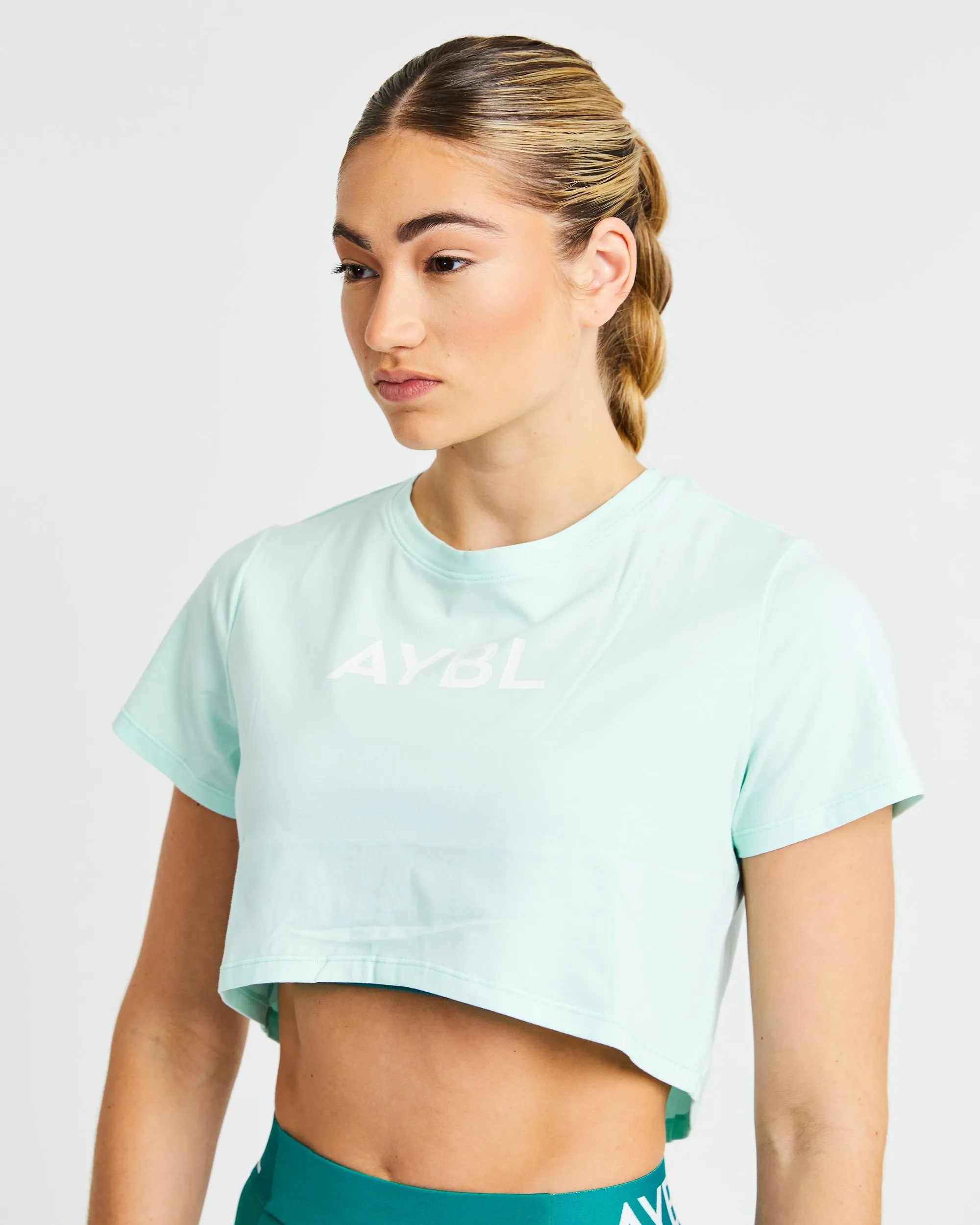 Crop T Shirt - Mint Green sold by AYBL product image thumbnail 5
