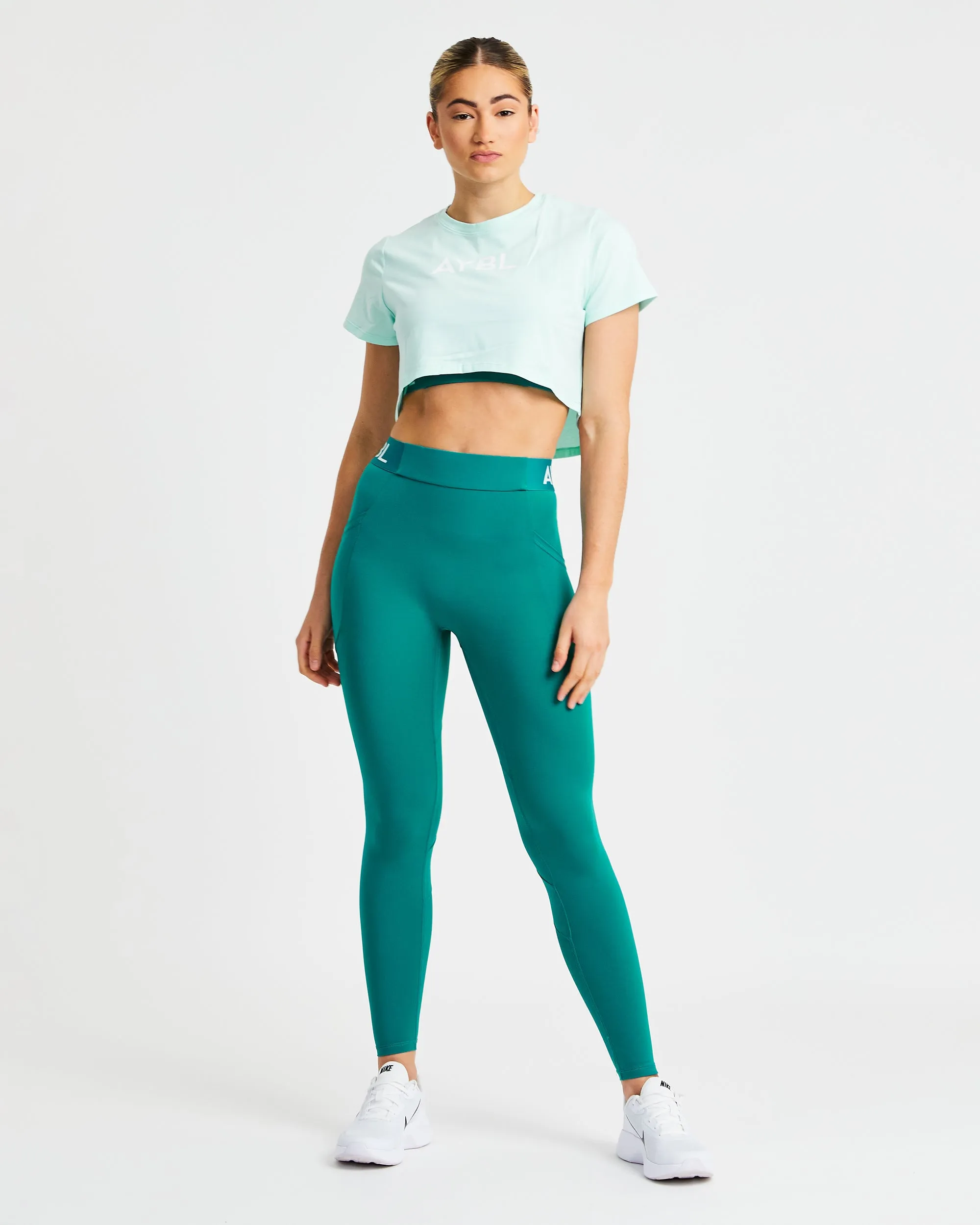 Crop T Shirt - Mint Green sold by AYBL product image thumbnail 3