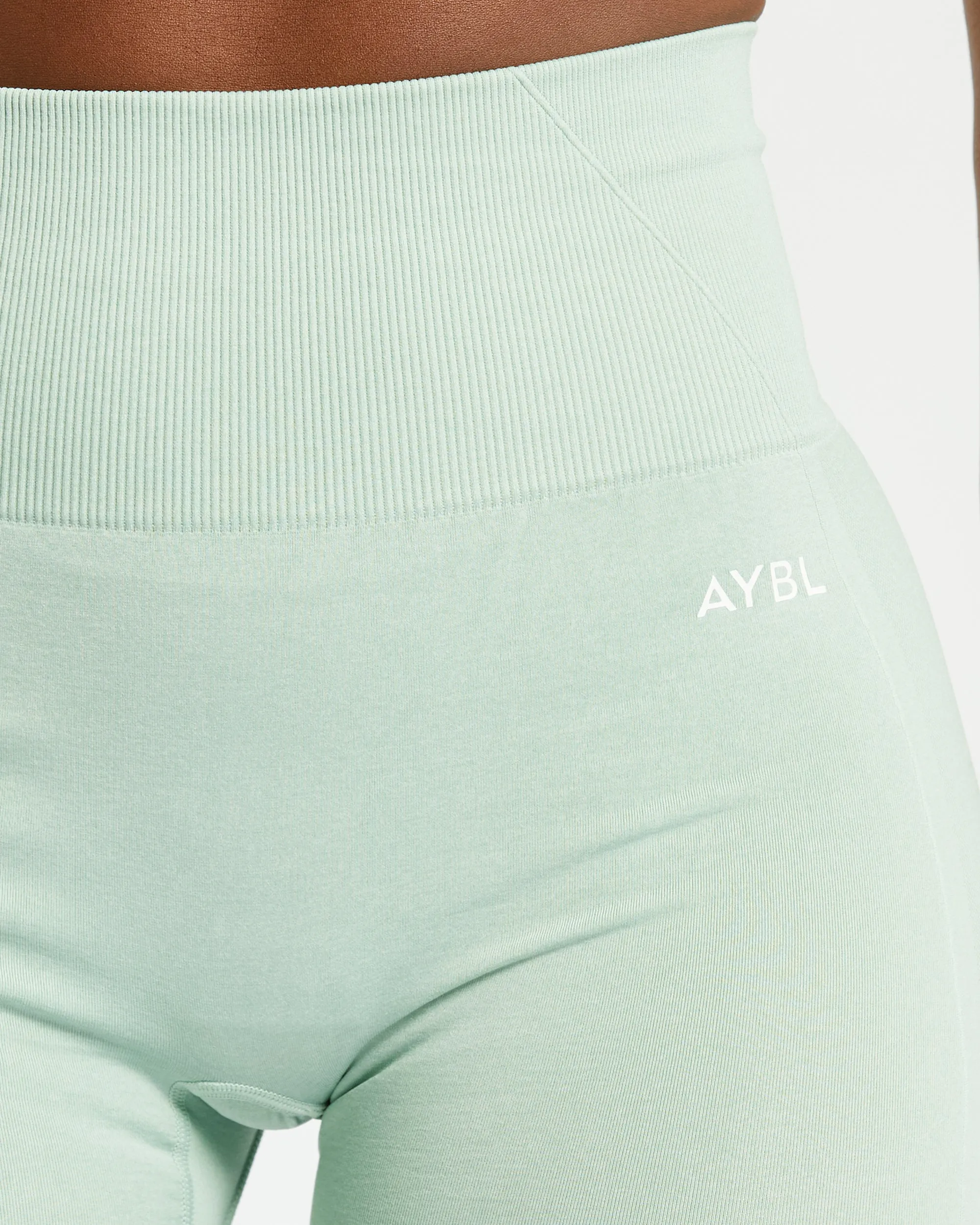 Empower Seamless Leggings - Spring Green Marl sold by AYBL product image thumbnail 5
