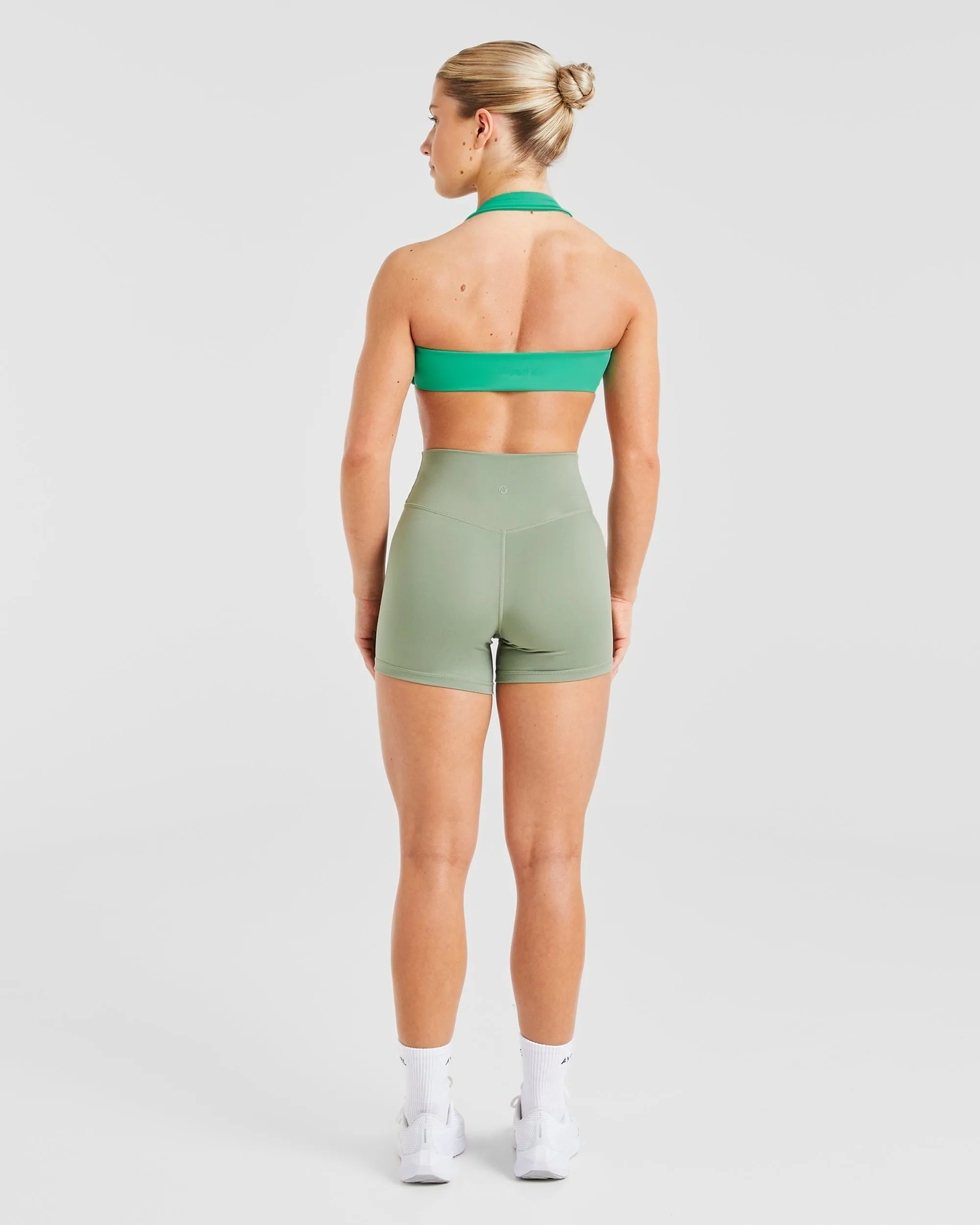 Essential Halterneck Sports Bra - Emerald Green sold by AYBL product image thumbnail 4