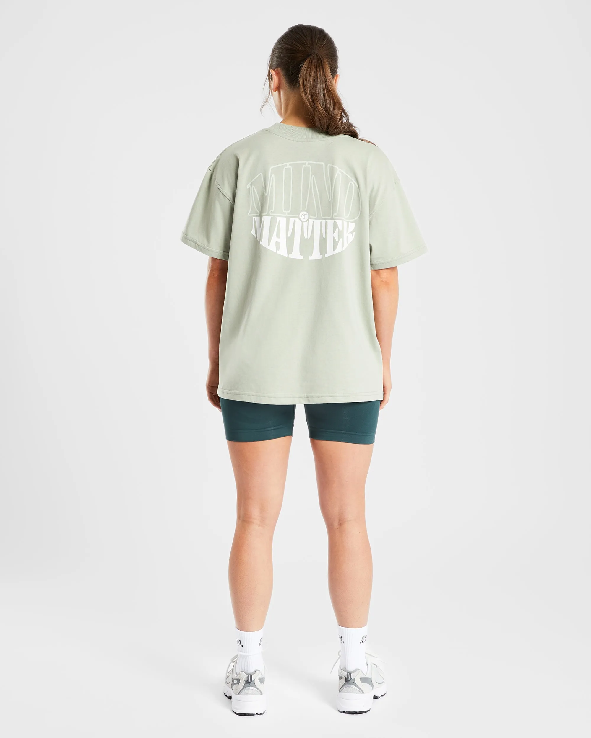Mind Over Matter Oversized T Shirt - Green sold by AYBL product image thumbnail 4