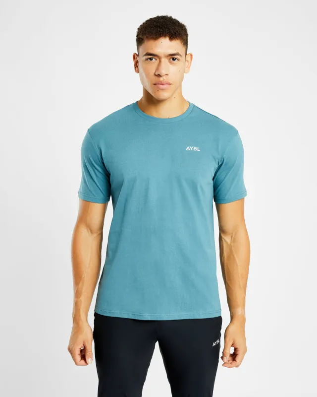 Essential T Shirt - Atlantic Teal sold by AYBL