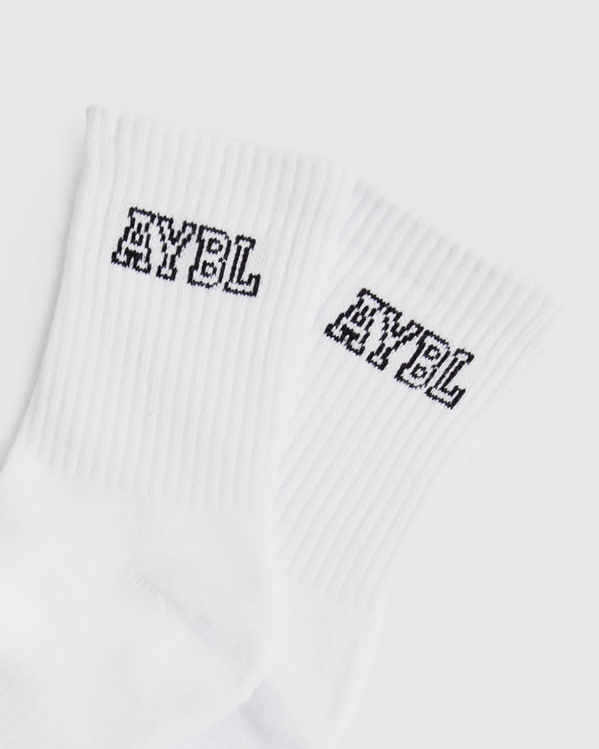 Varsity Crew Socks - White sold by AYBL product image thumbnail 3