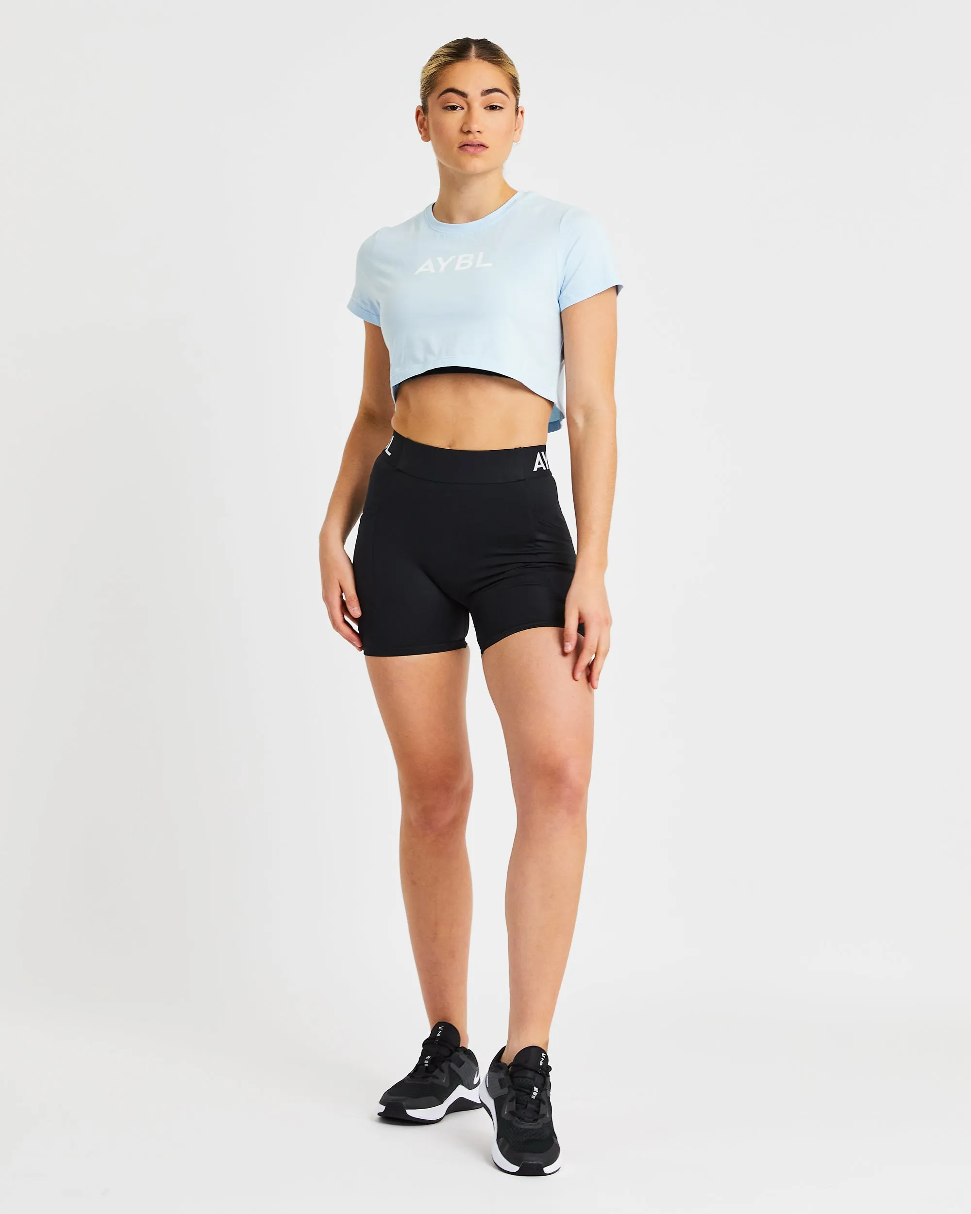 Crop T Shirt - Blue sold by AYBL product image thumbnail 3