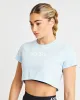 Crop T Shirt - Blue sold by AYBL