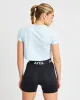 Crop T Shirt - Blue sold by AYBL