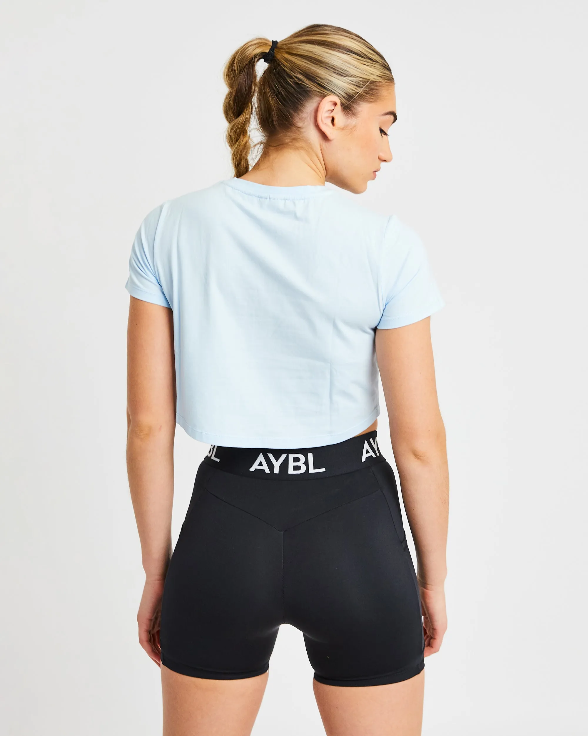 Crop T Shirt - Blue sold by AYBL product image thumbnail 2