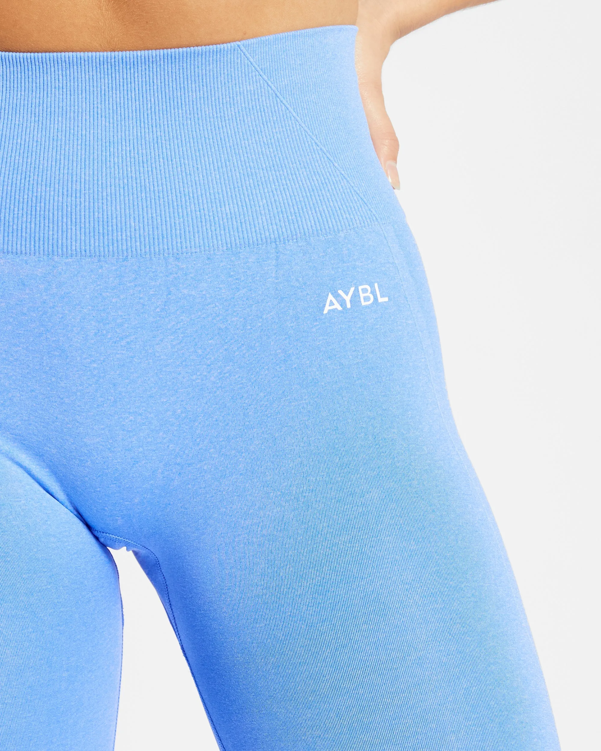 Empower Seamless Leggings - Spring Blue Marl sold by AYBL product image thumbnail 5