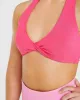 Essential Halterneck Sports Bra - Hot Pink sold by AYBL