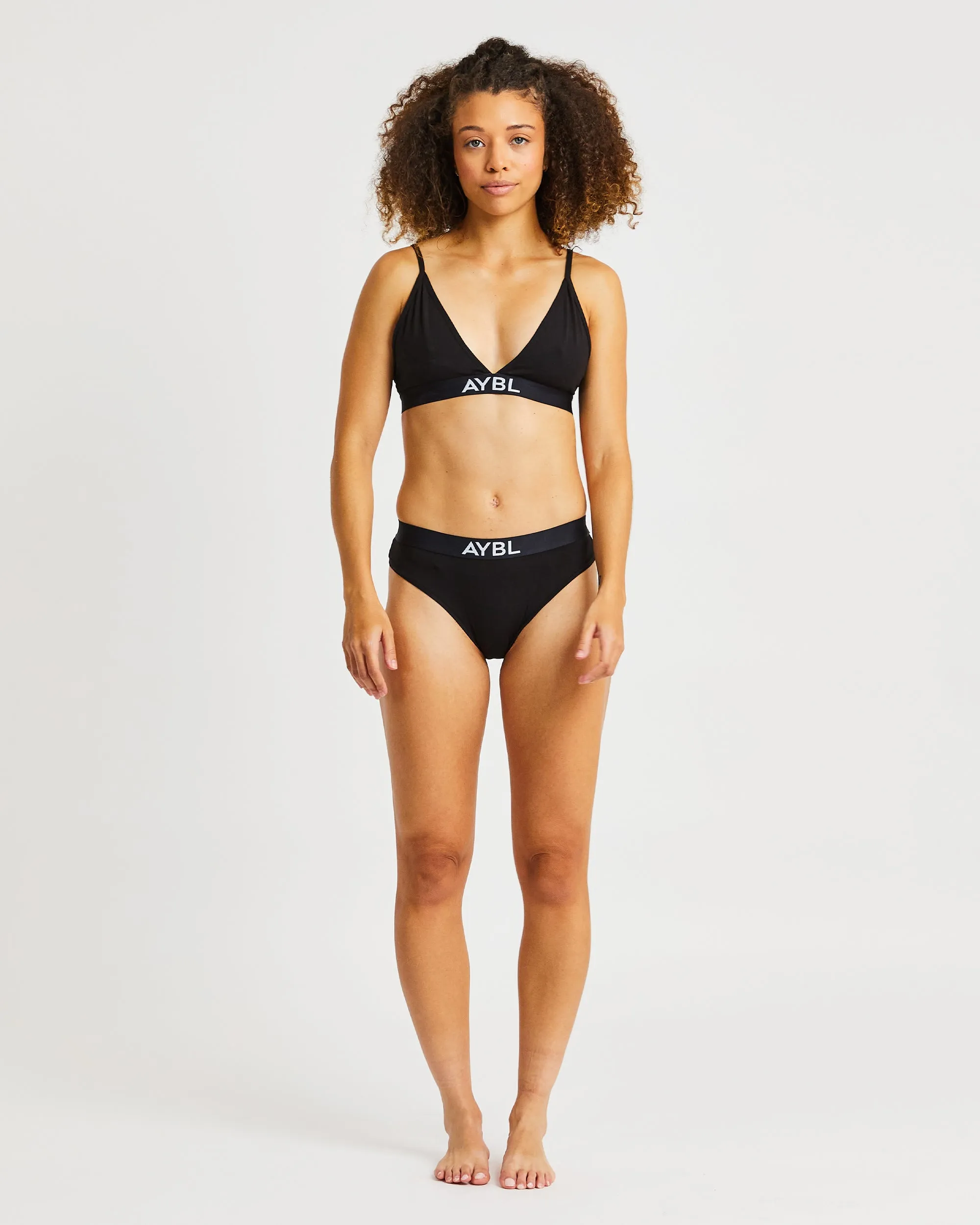 Cotton Hipsters - Black sold by AYBL product image thumbnail 3