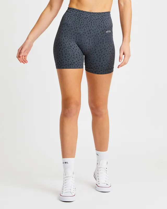 Evolve Speckle Seamless Shorts - Charcoal sold by AYBL