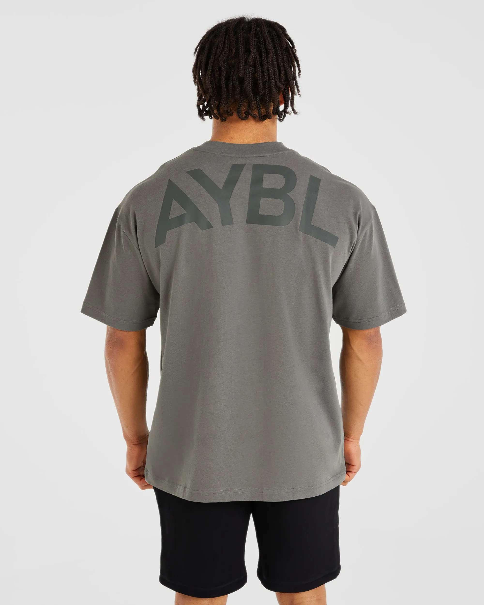 Essential Oversized T Shirt - Charcoal sold by AYBL